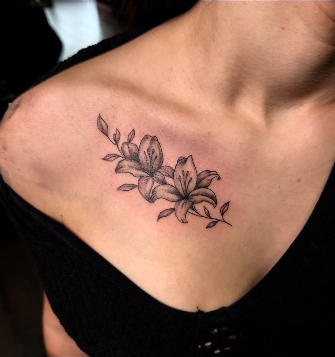 Tattoo by @tattoosorsumn — fine_line, black_and_grey