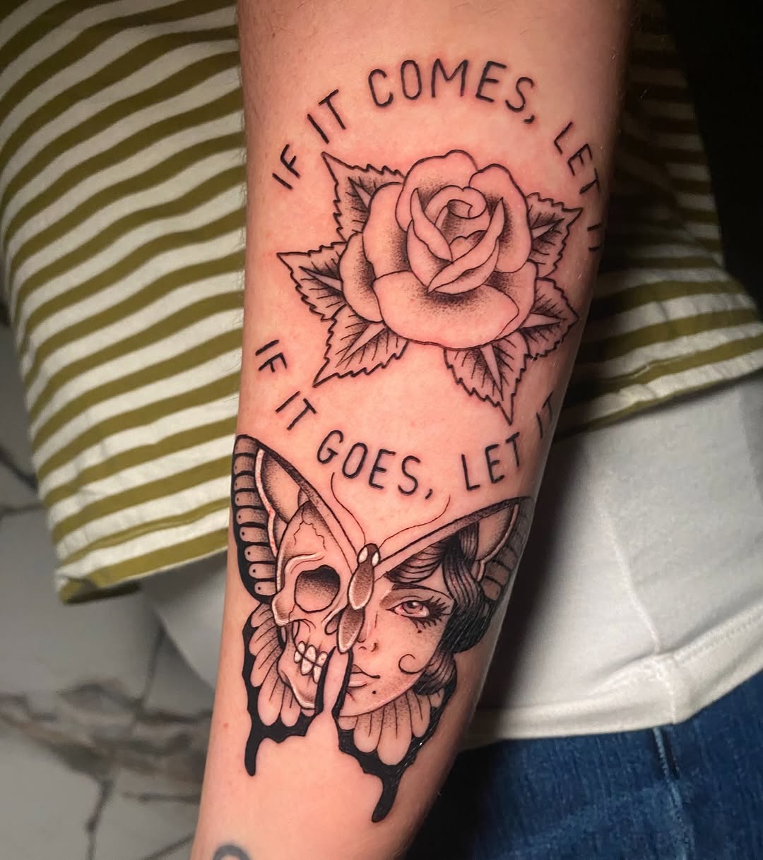 Tattoo by @nathena.ink — american_traditional, lettering_script
