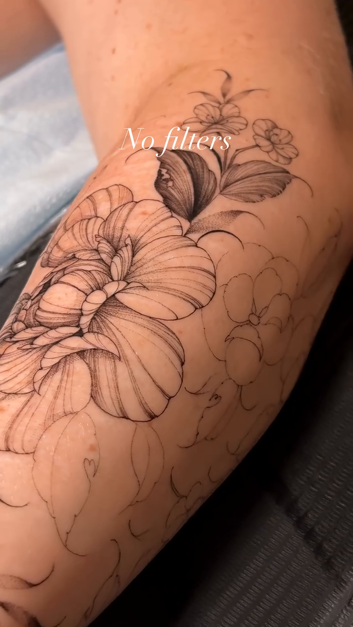 Tattoo by @madisonbloom.ink — fine_line, realism