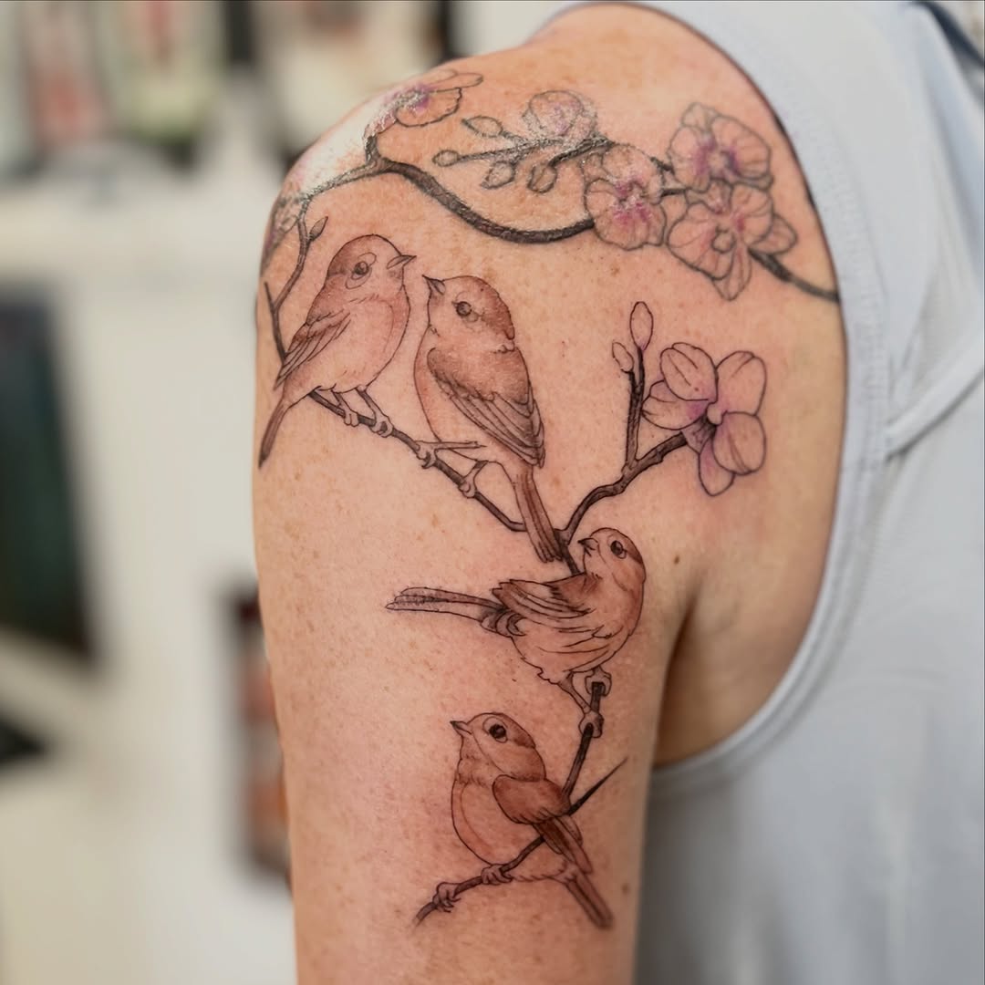 Tattoo by @hvley.ink — fine_line, realism