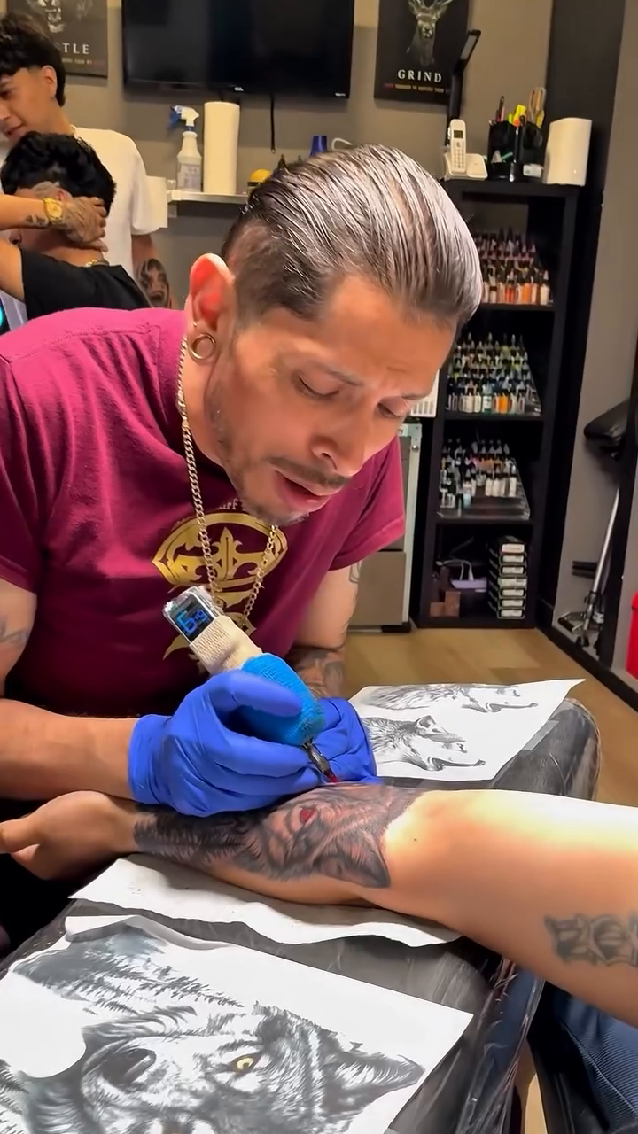 Tattoo by @sherifftattoos — realism, black_and_grey