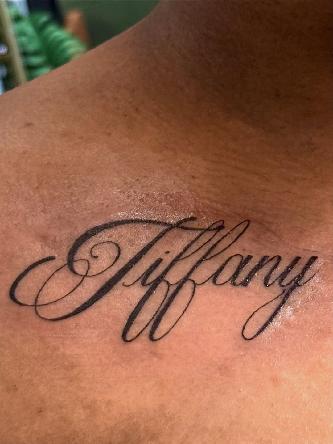 Tattoo by @merciless.moss — lettering_script, fine_line