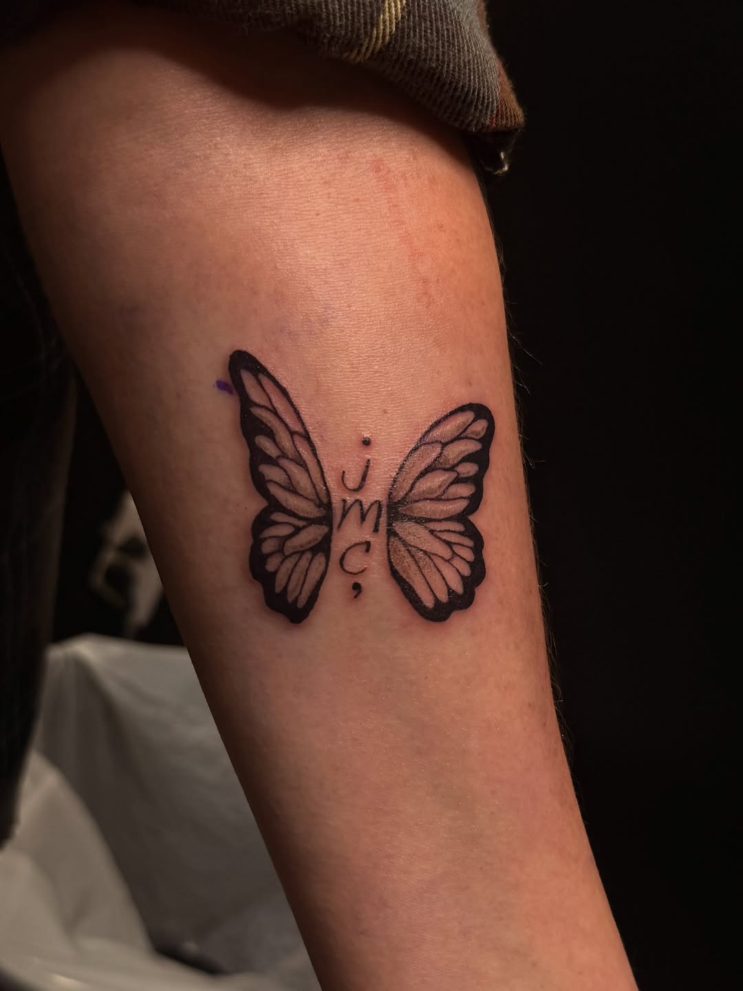 Tattoo by @merciless.moss — fine_line, lettering_script