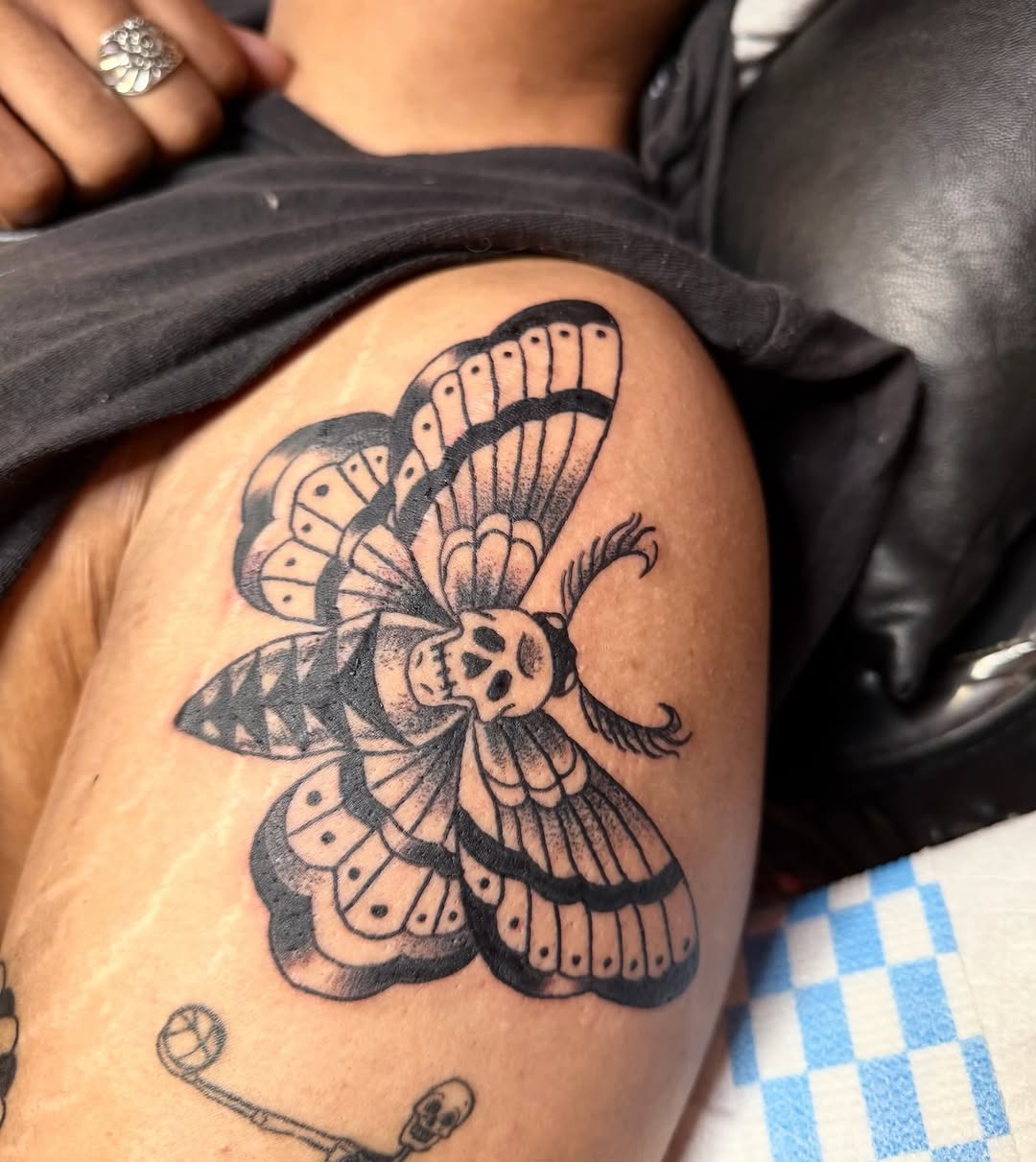 Tattoo by @skeeter_tattss — american_traditional, black_and_grey