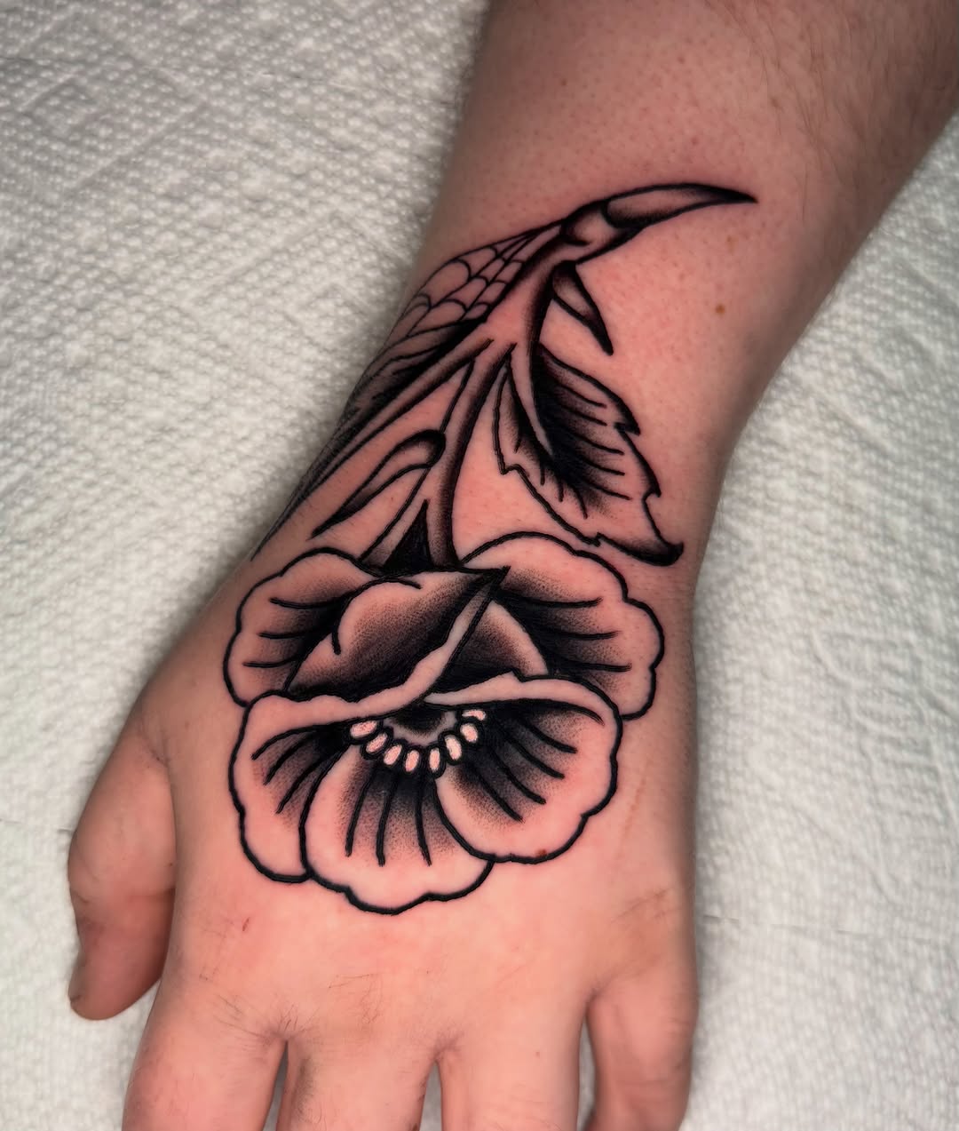Tattoo by @michaelryan_tattoo โ american_traditional, black_and_grey