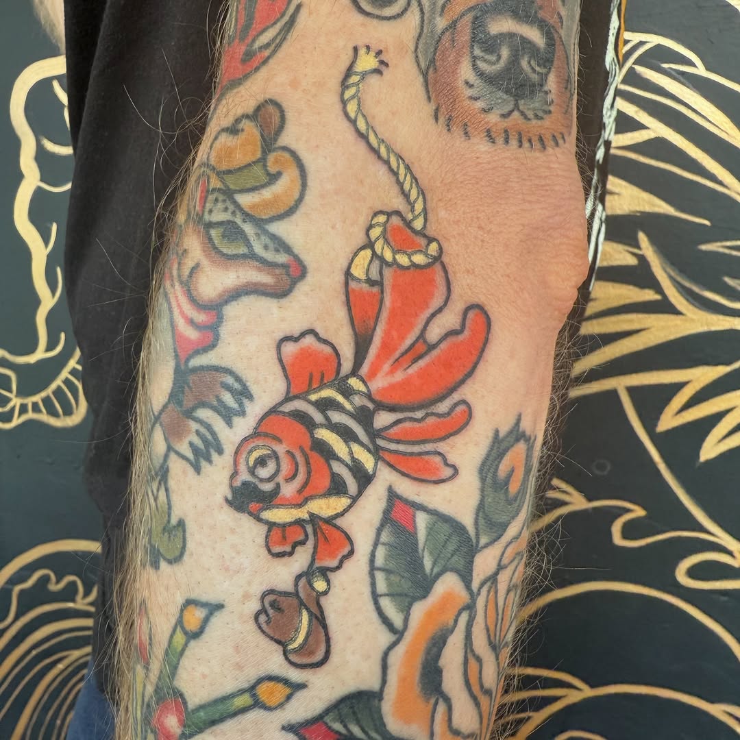 Tattoo by @areubeewhy — american_traditional