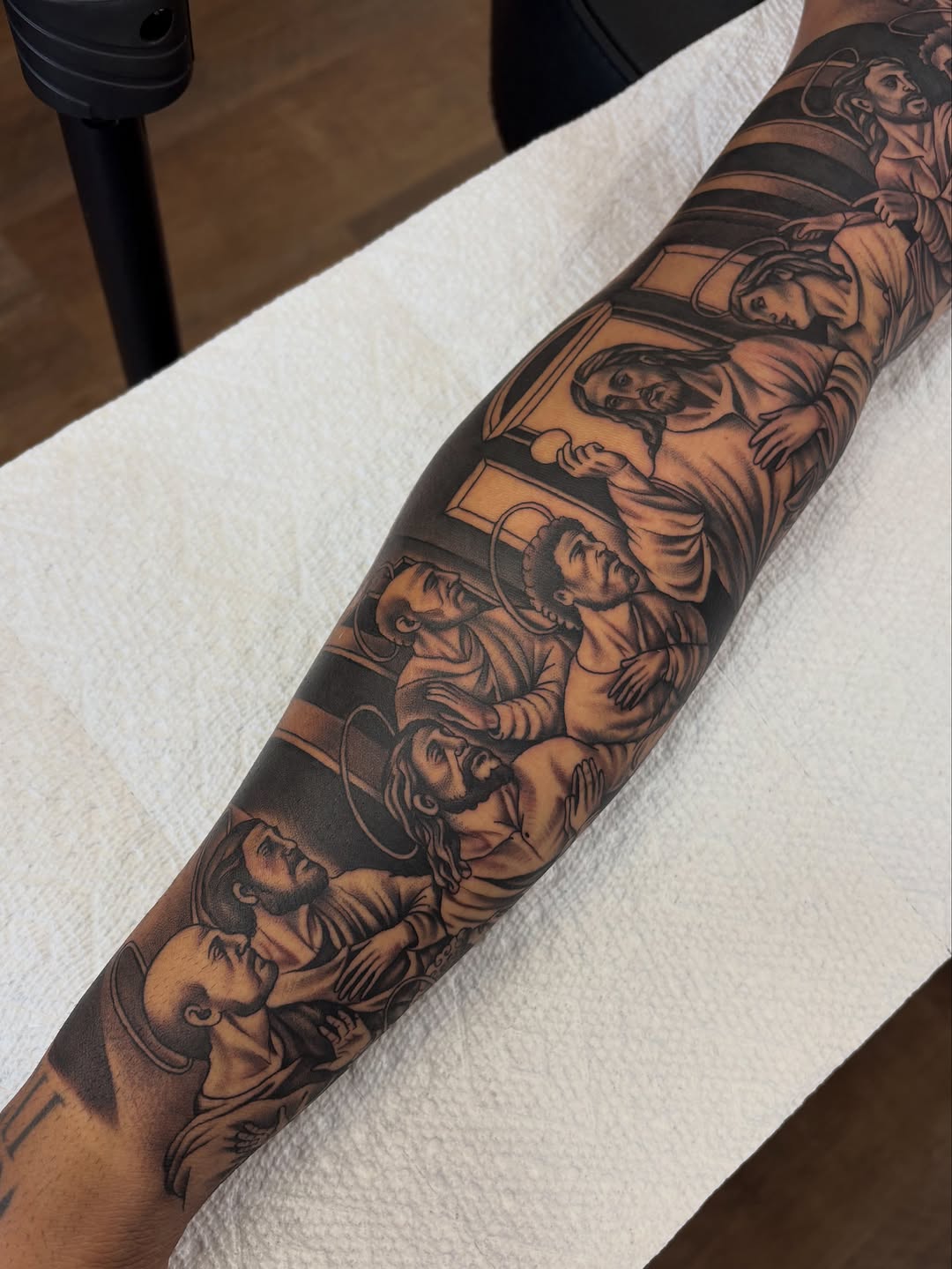 Tattoo by @osieltattoos โ realism, black_and_grey