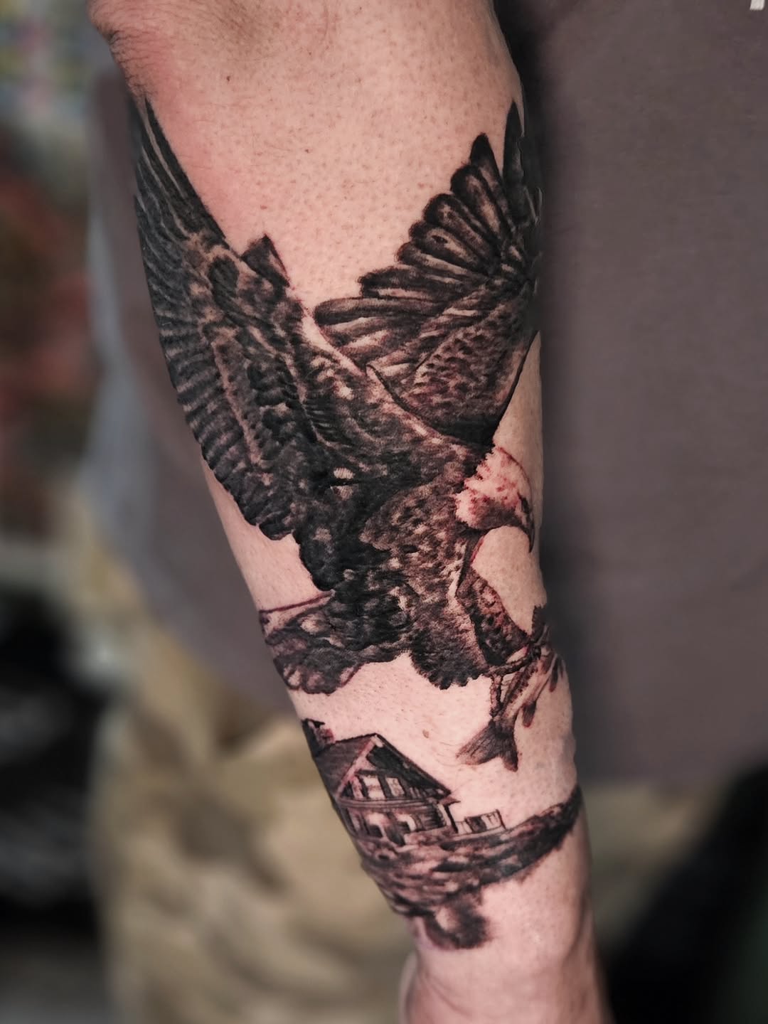 Tattoo by @walt_tattoo_mke — realism, black_and_grey