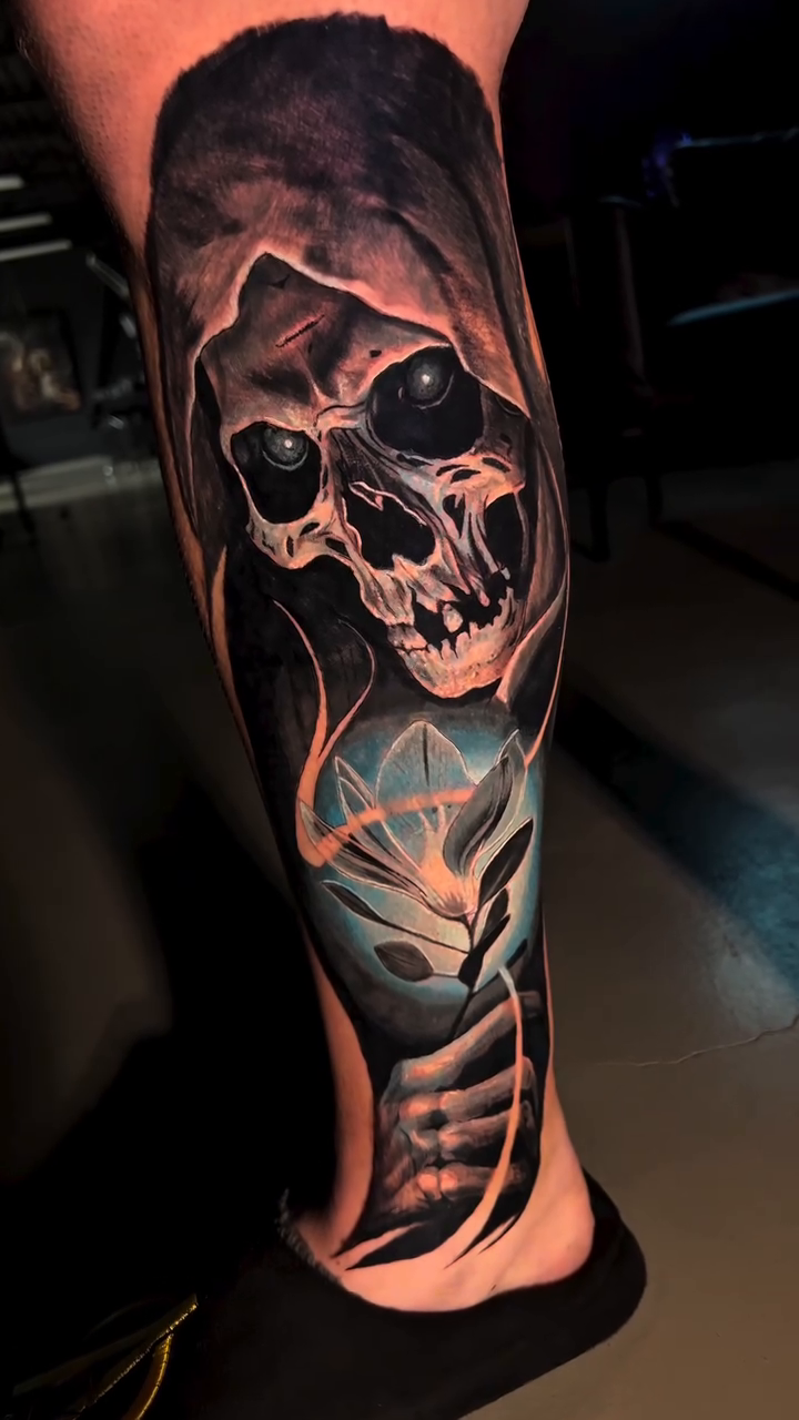Tattoo by @chrislawtattoos — realism, dark_realism