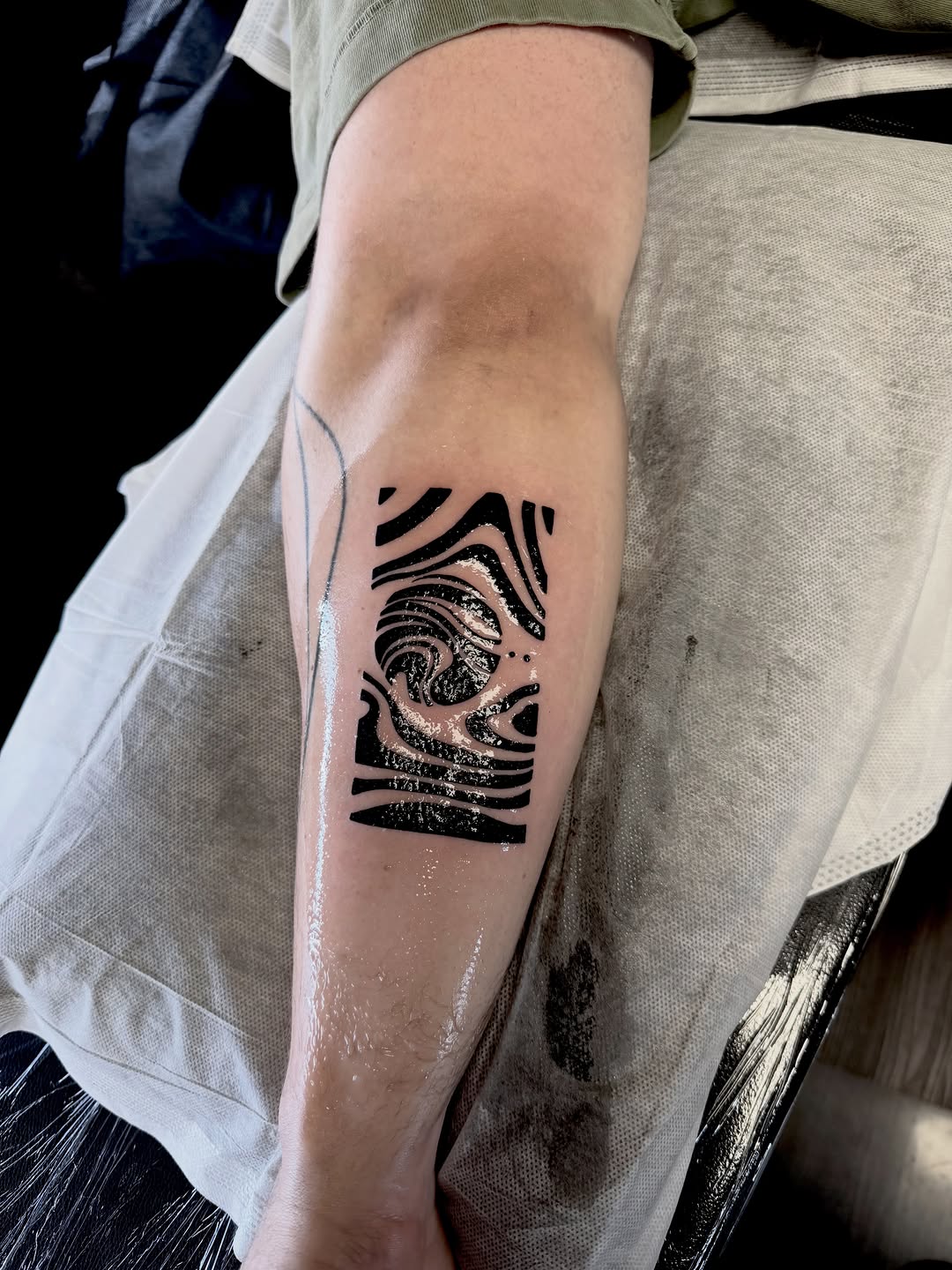 Tattoo by @inagaki.ink — blackwork