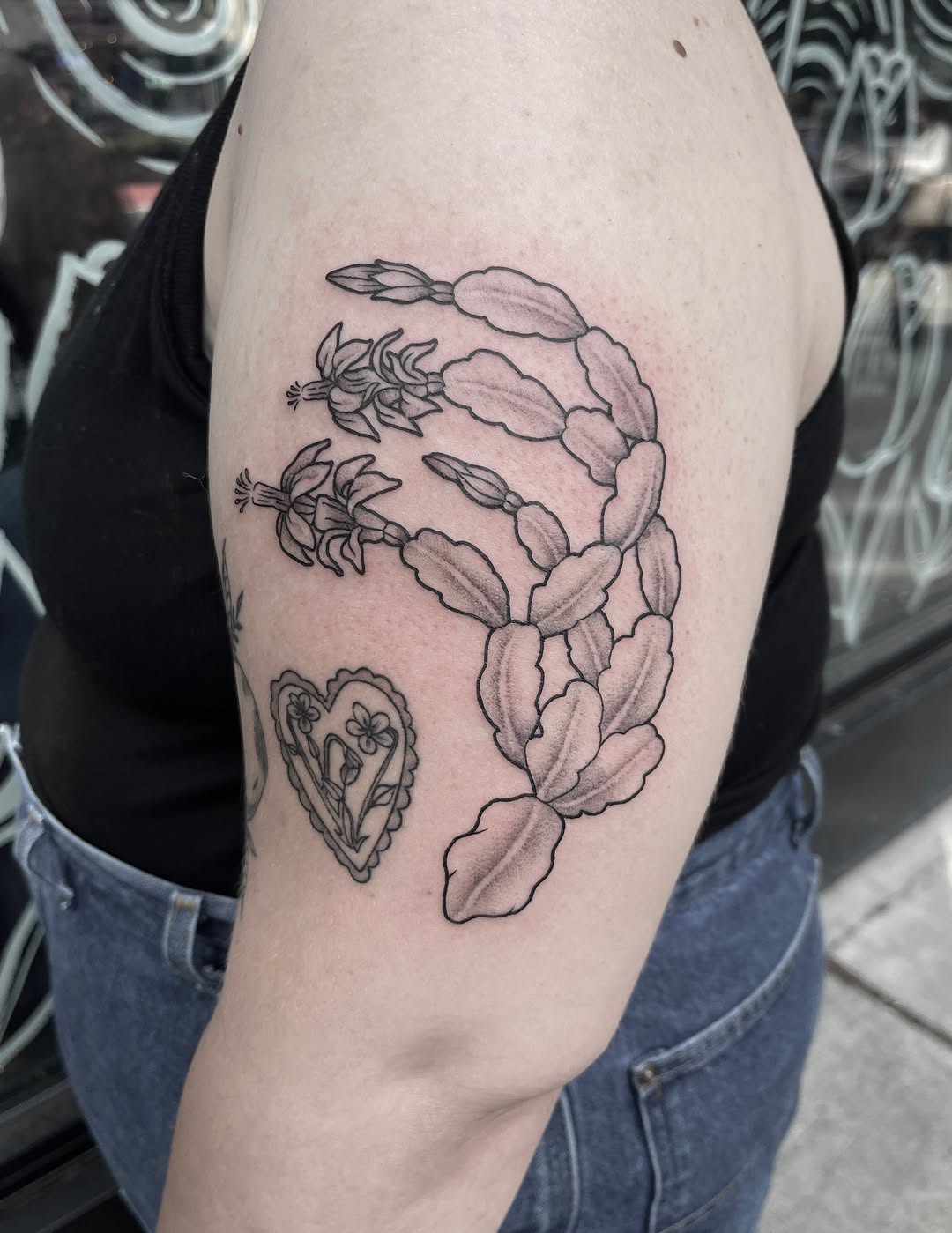 Tattoo by @raineydaytattoos — fine_line, black_and_grey