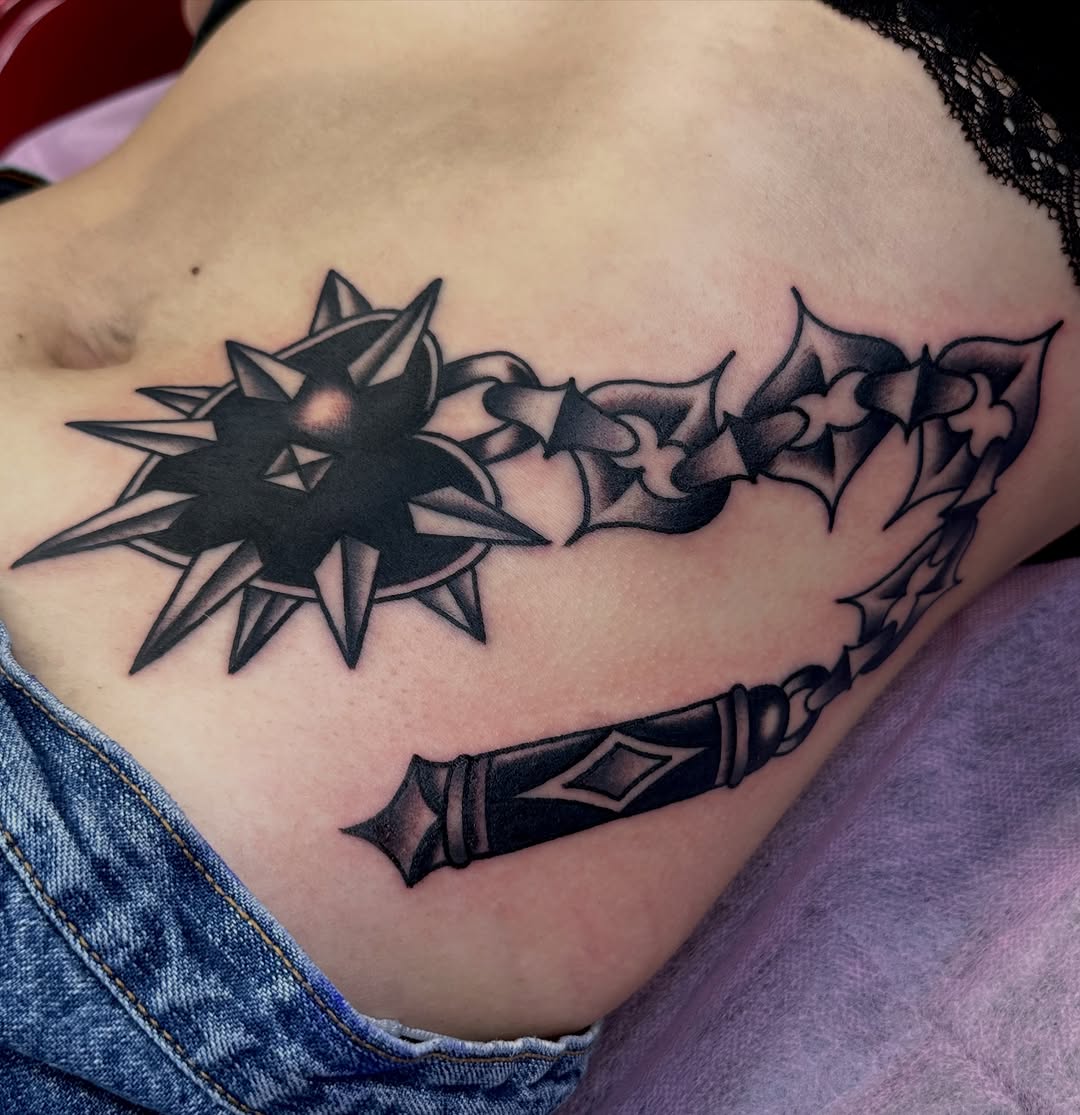Tattoo by @bonhommetattoo — blackwork, chicano