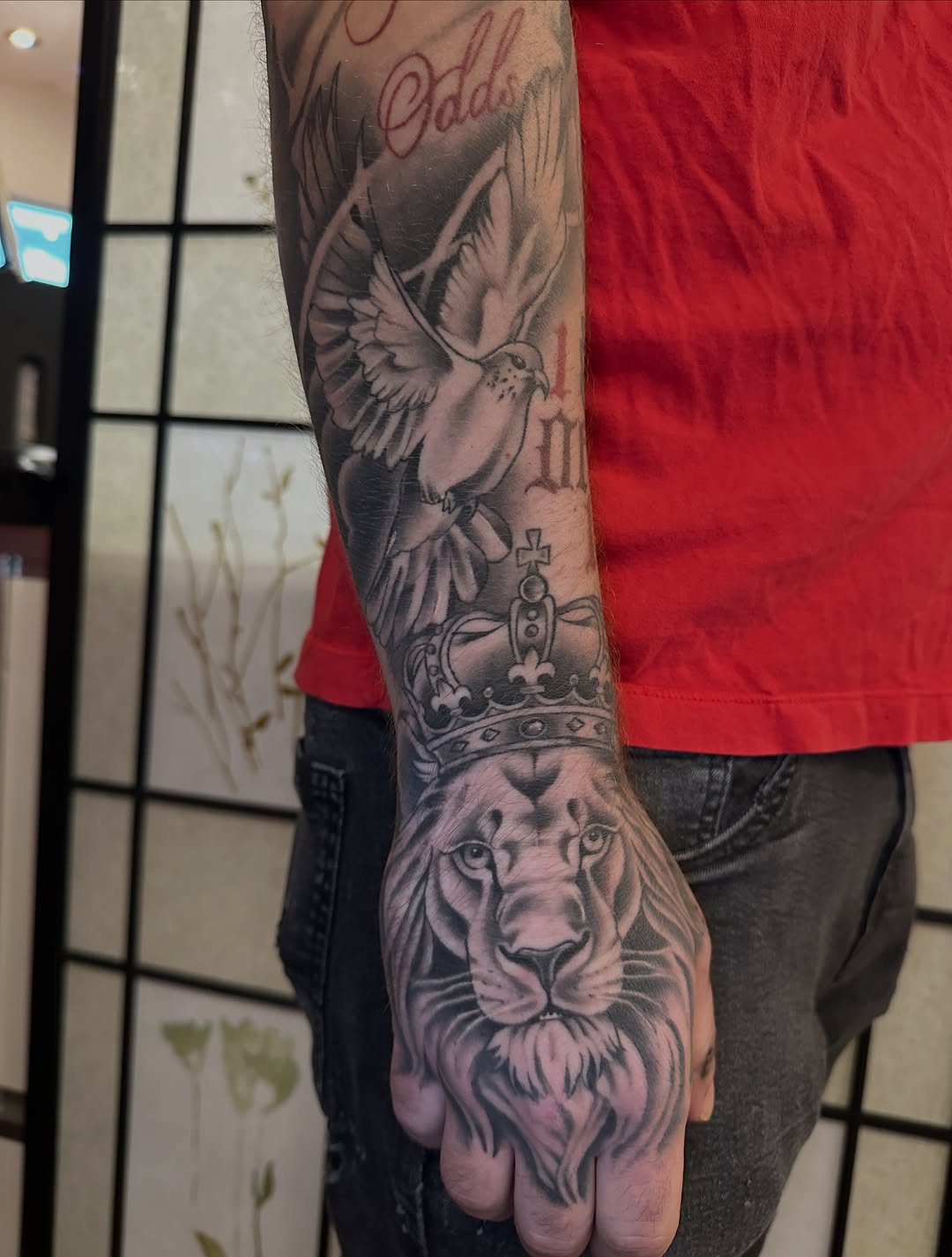 Tattoo by @alpine_ink_ — realism, black_and_grey