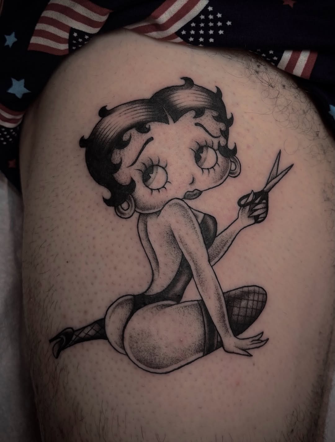 Tattoo by @tattoos.by.ang — black_and_grey, chicano