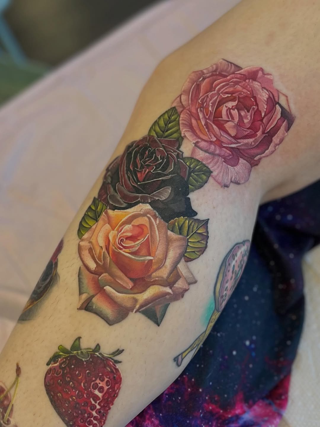 Tattoo by @taratimoon — realism, color