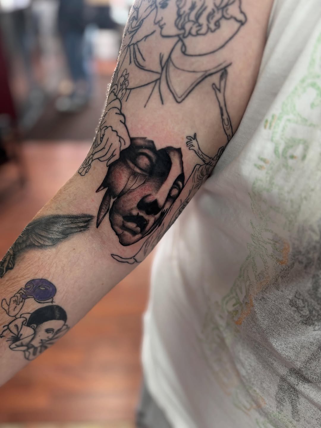 Tattoo by @tattoos_by_trav — black_and_grey, realism