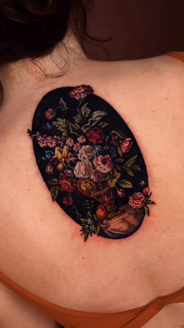 Tattoo by @ladyfae.art — realism, dark_realism