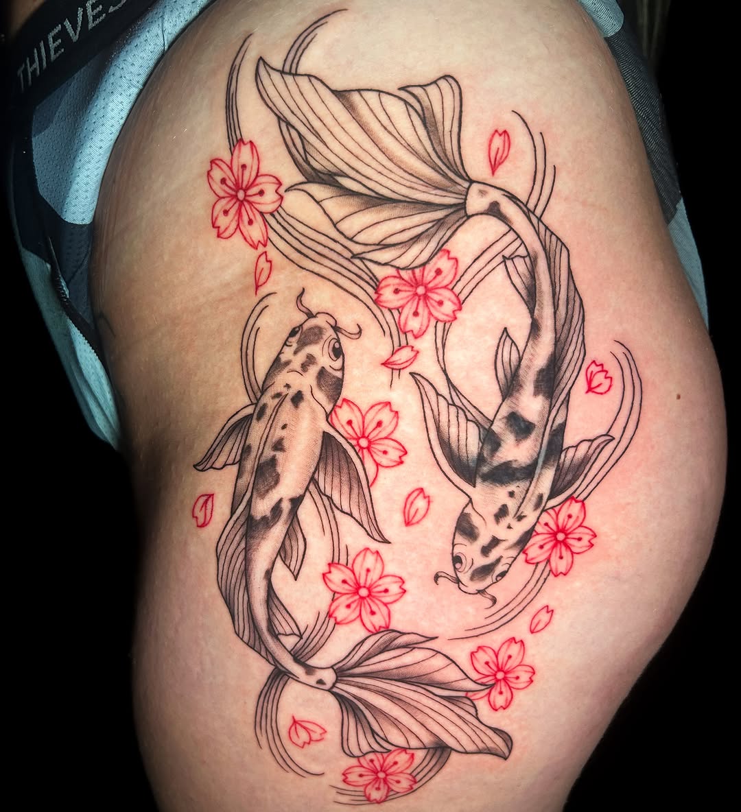 Tattoo by @maiapizarro_art — japanese_irezumi, fine_line