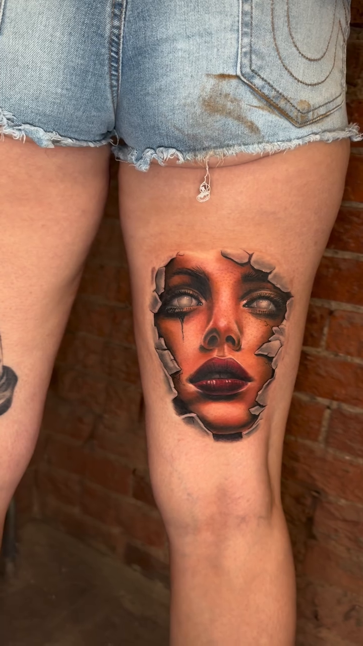 Tattoo by @dustinkaiser_tattoos โ realism, dark_realism