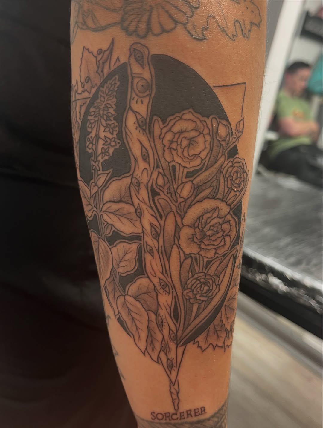 Tattoo by @birdy_tattoos — black_and_grey, illustrative