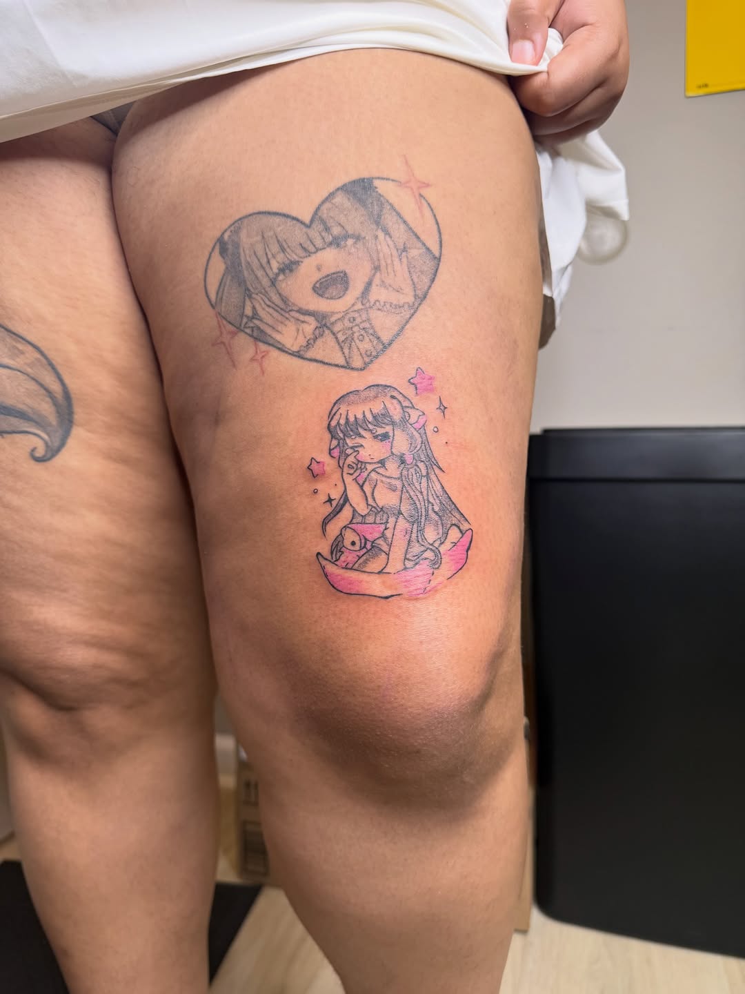 Tattoo by @myoddtattoos β anime, fine_line