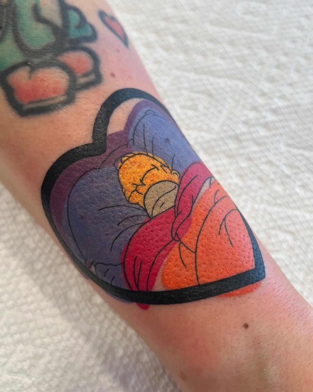 Tattoo by @mbakertattoo — new_school, anime