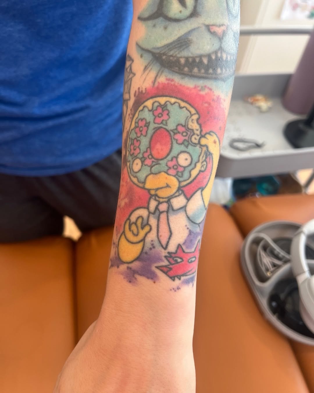 Tattoo by @mbakertattoo — new_school, anime