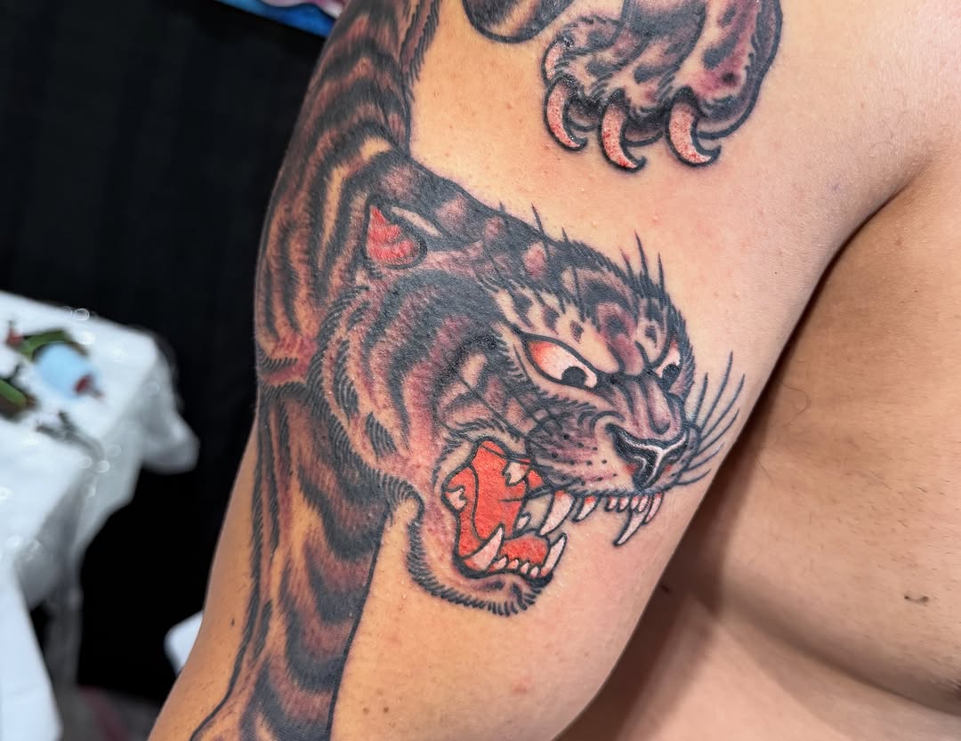 Tattoo by @connalcreates — american_traditional, black_and_grey
