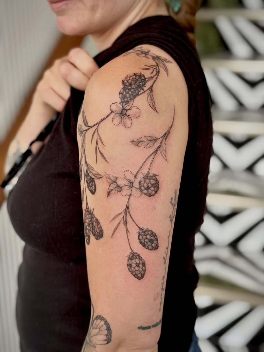 Tattoo by @jazzlyntattoos — fine_line, black_and_grey