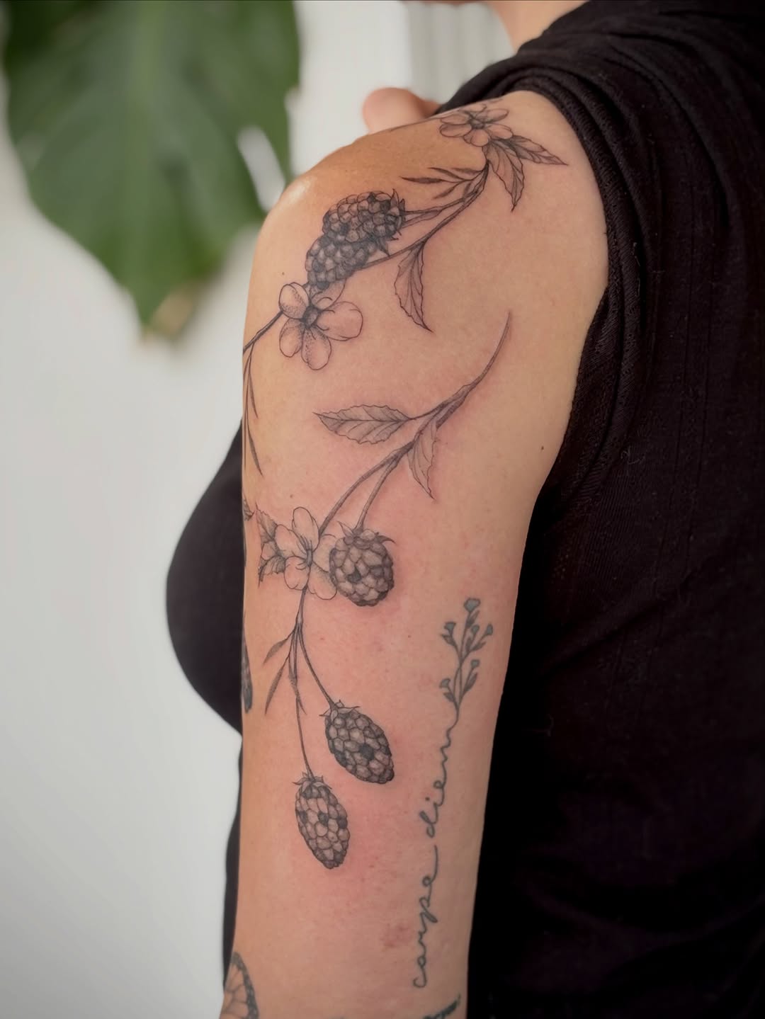 Tattoo by @jazzlyntattoos — fine_line, black_and_grey