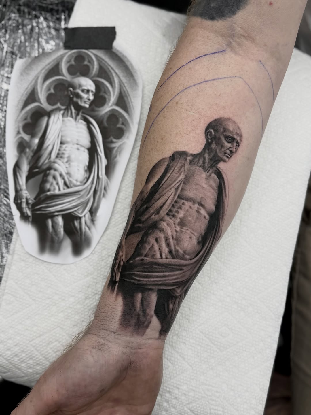 Tattoo by @m.bakerink — realism, black_and_grey