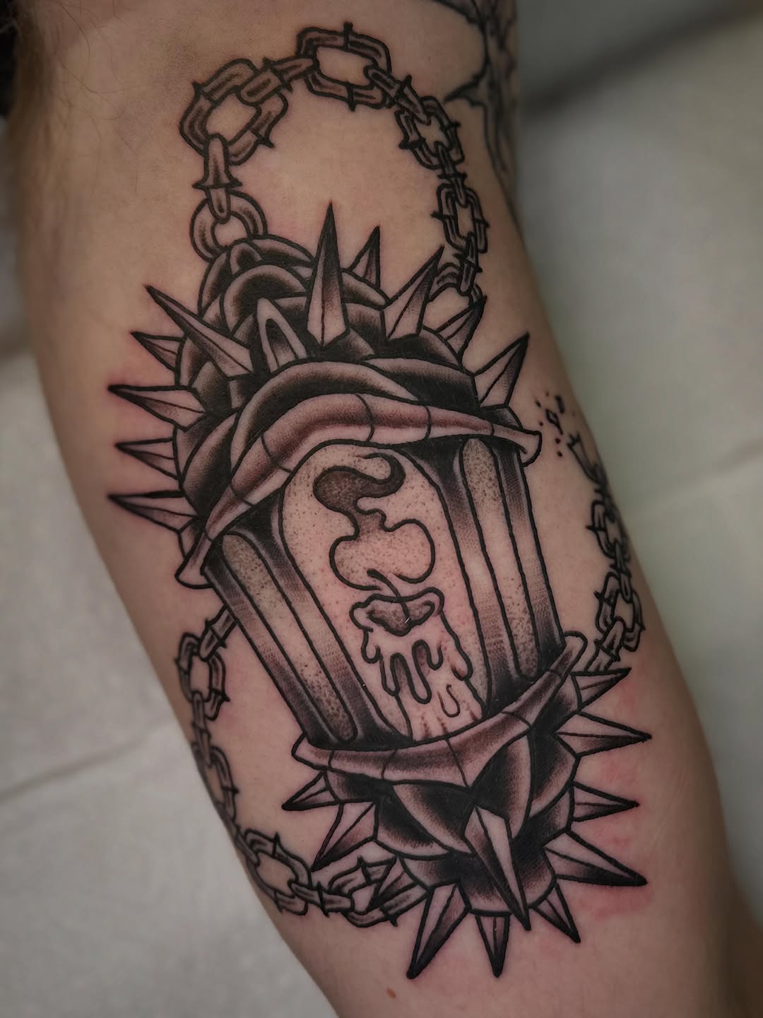 Tattoo by @ethanjester_tattoos — american_traditional, black_and_grey