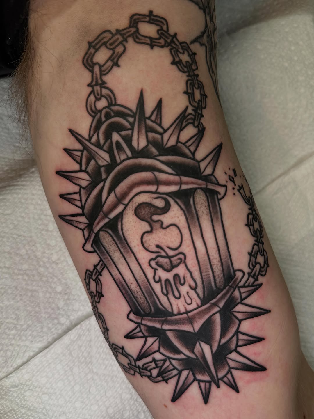 Tattoo by @ethanjester_tattoos — american_traditional, black_and_grey
