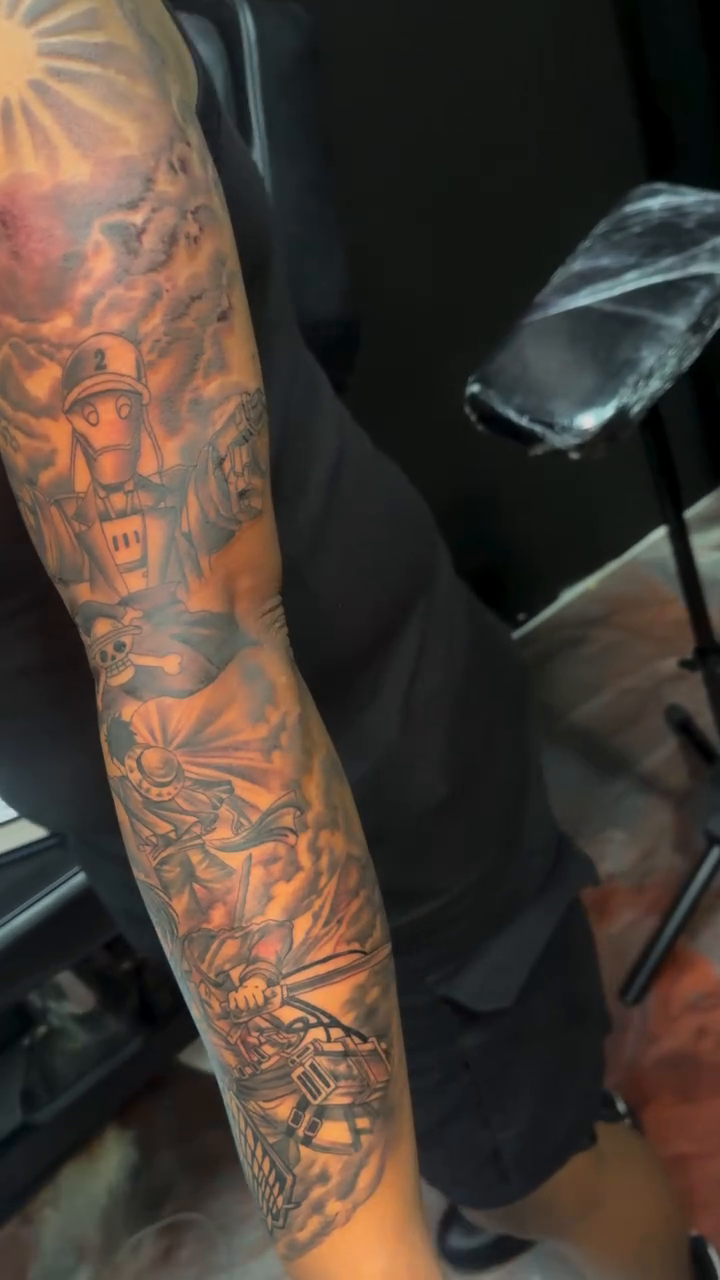Tattoo by @focused_ink — black_and_grey, realism