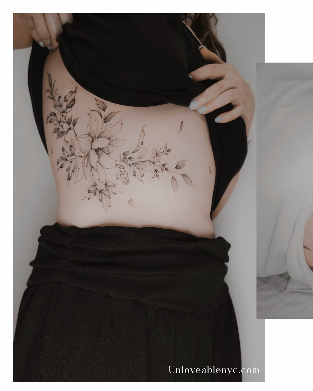 Tattoo by @unloveable.nyc — fine_line, black_and_grey