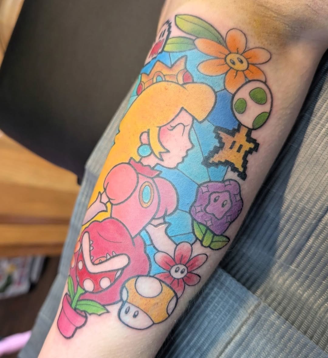 Tattoo by @corintattoos β new_school, anime