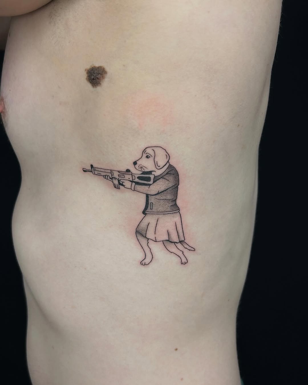 Tattoo by @etched.with.ink — illustrative