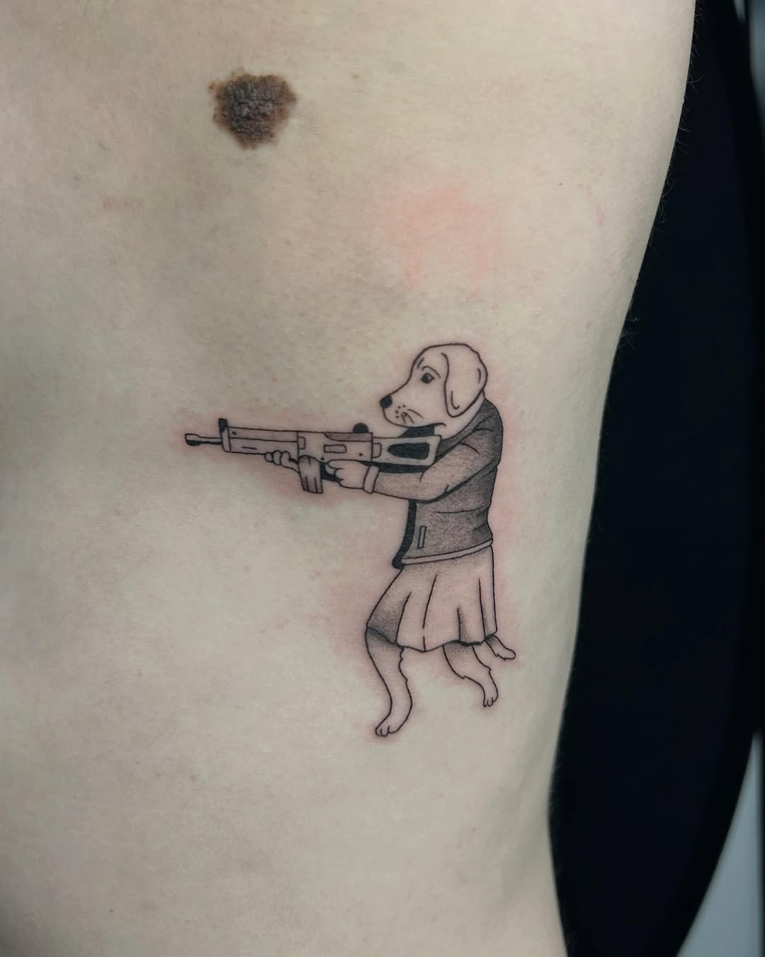 Tattoo by @etched.with.ink — illustrative