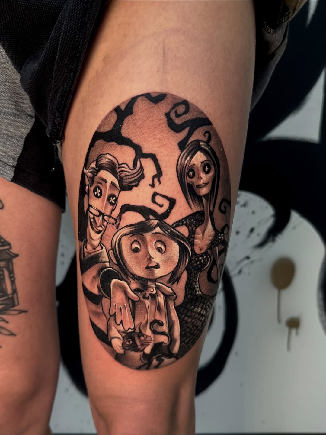 Tattoo by @the_flame_spitta — realism, black_and_grey