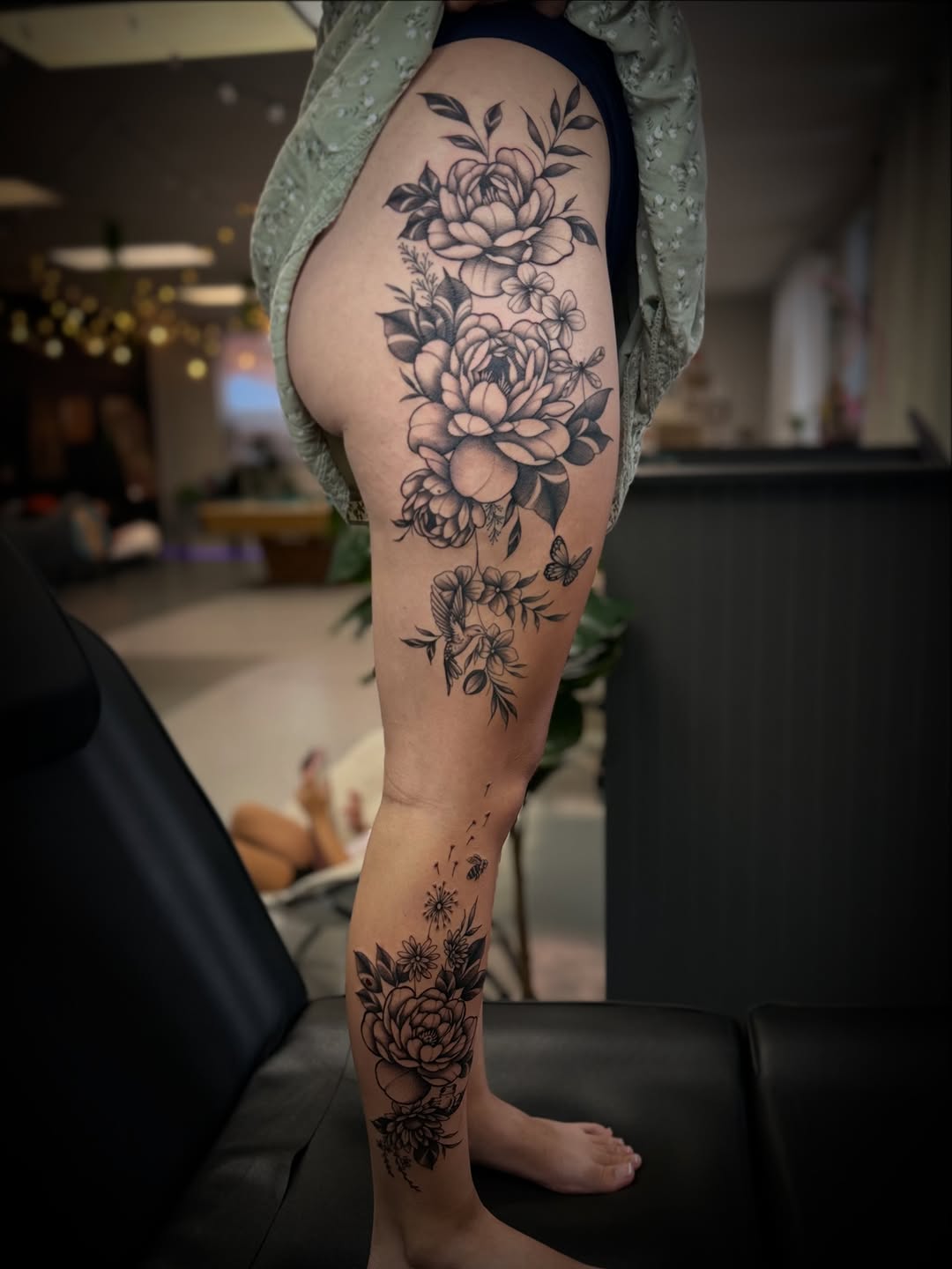 Tattoo by @llanotattooart — black_and_grey, realism