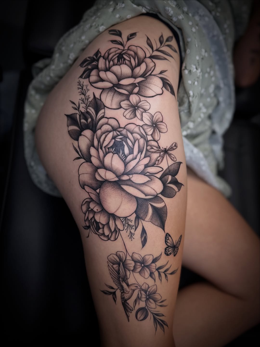 Tattoo by @llanotattooart — black_and_grey, realism