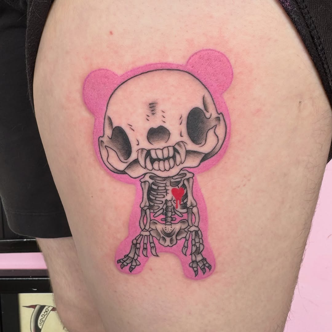Tattoo by @gremlin.tattoos — new_school, dark_realism