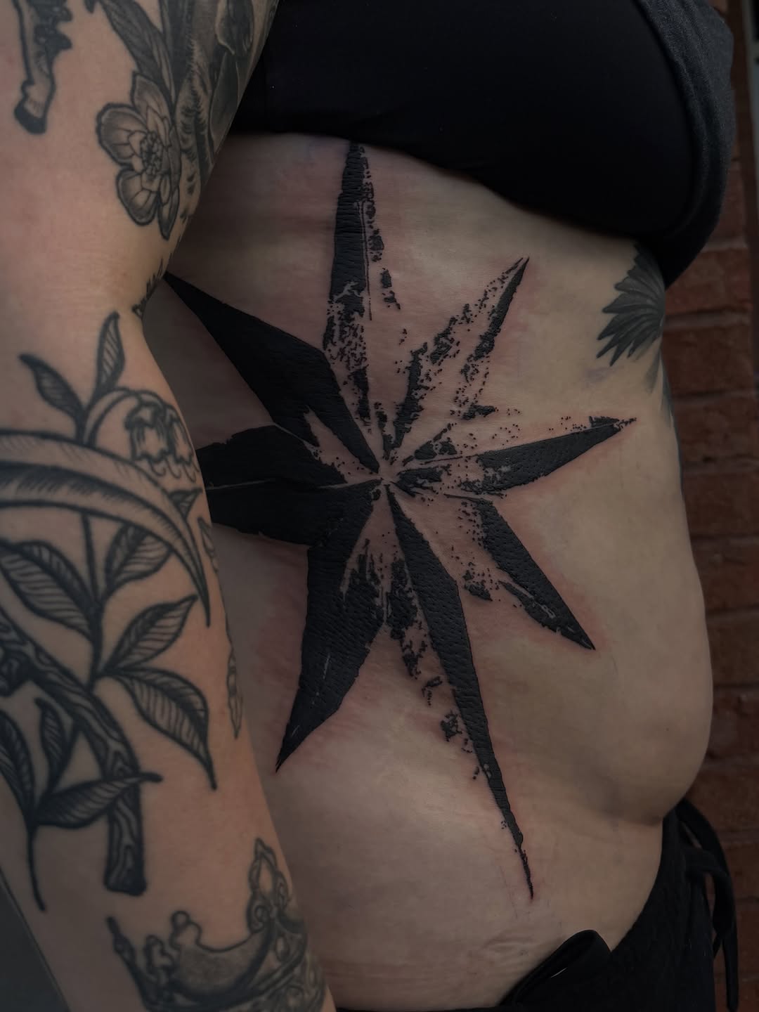Tattoo by @mitch_soup — blackwork