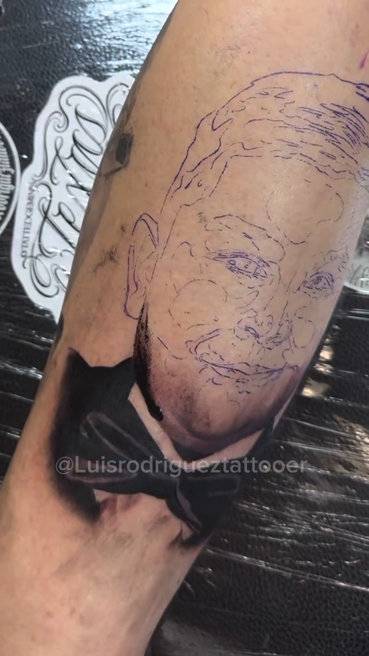 Tattoo by @luisrodrigueztattooer — realism, black_and_grey