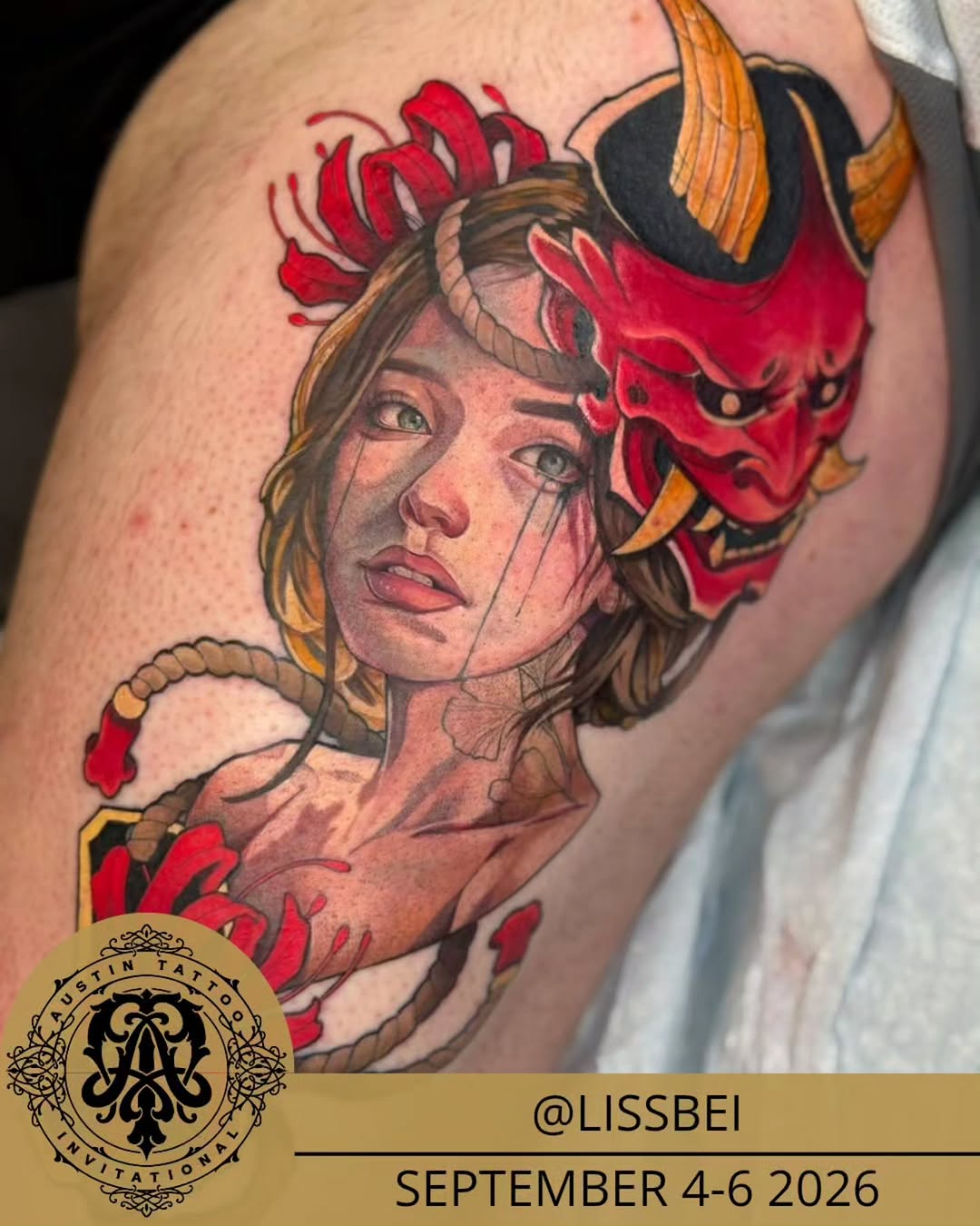 Tattoo by @lissbei — realism, japanese_irezumi