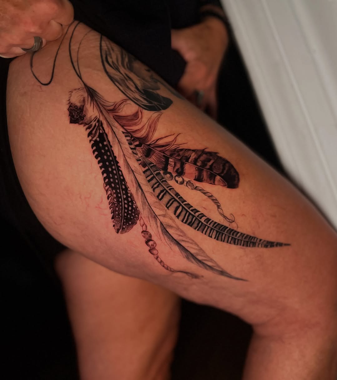 Tattoo by @pyero_ink — fine_line, black_and_grey