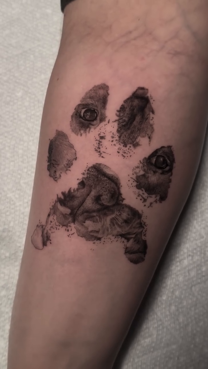 Tattoo by @dd.tatu — realism, black_and_grey