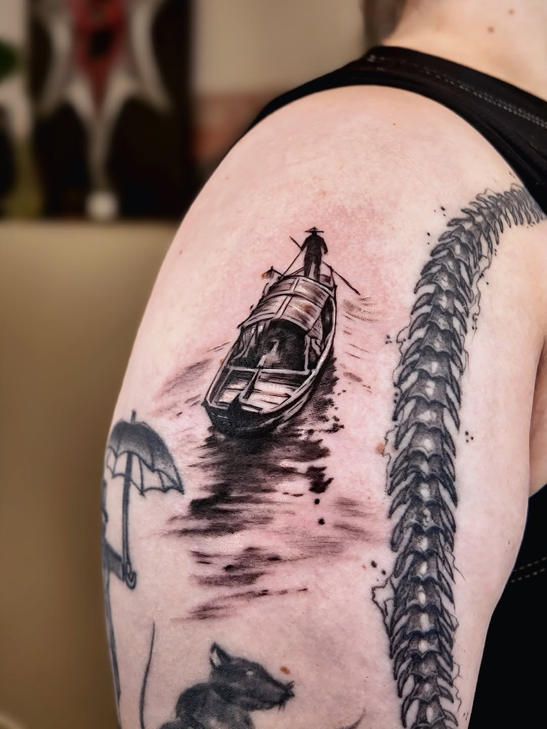 Tattoo by @junsinkmontreal โ black_and_grey, realism