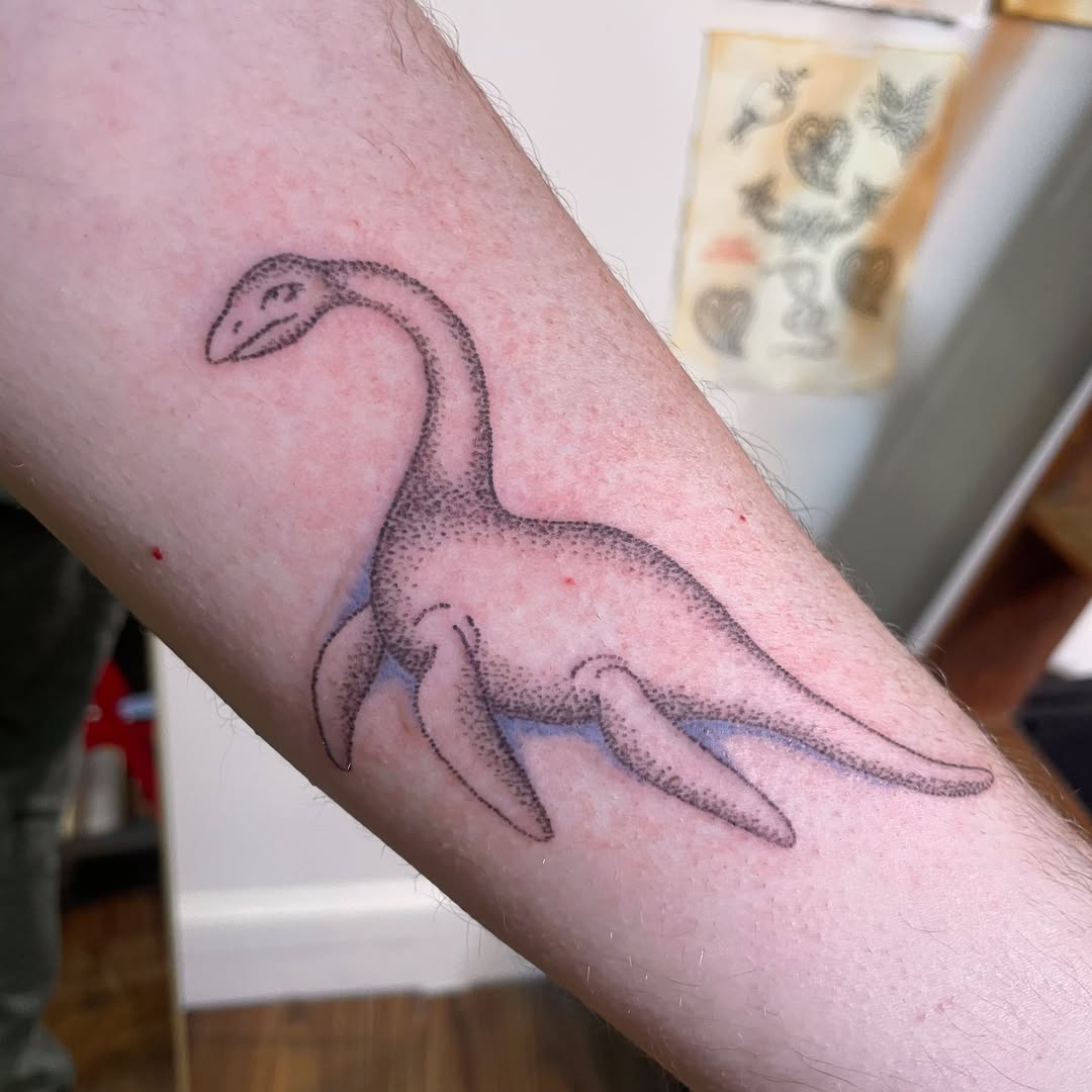 Tattoo by @roepoke — dotwork