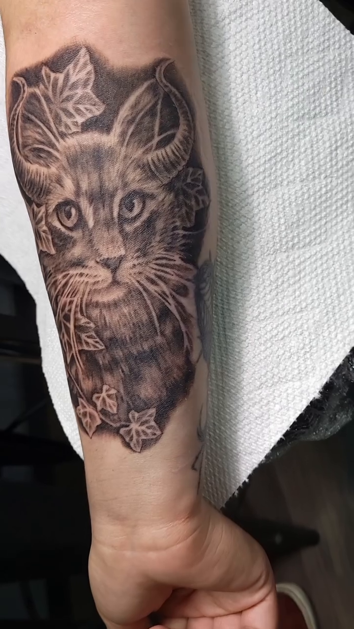 Tattoo by @austinberrytattoos — realism, black_and_grey